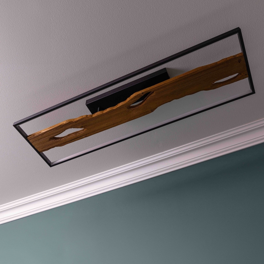 Brilliant - LED Plafon ściemnialny CHAUMONT LED/48W/230V figowiec - FSC certyfikowano