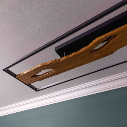 Brilliant - LED Plafon ściemnialny CHAUMONT LED/48W/230V figowiec - FSC certyfikowano