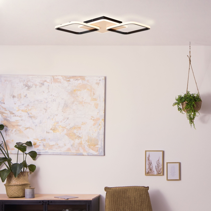 Brilliant - LED Plafon ściemnialny DENNET LED/40W/230V 3000K 62x62 cm