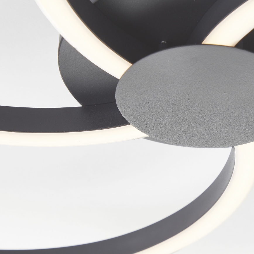 Brilliant - LED Plafon ściemnialny FICO LED/32W/230V śr. 57 cm czarny