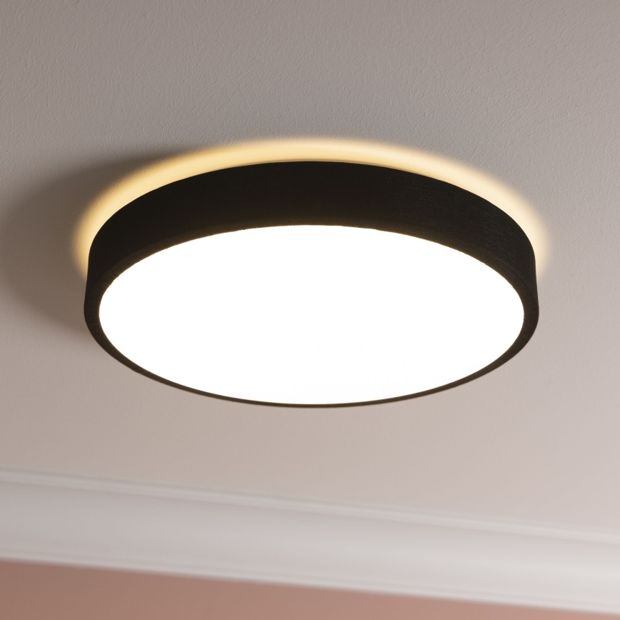 Brilliant - LED Plafon ściemnialny FILIZ LED/24W/230V śr. 38,5 cm czarny