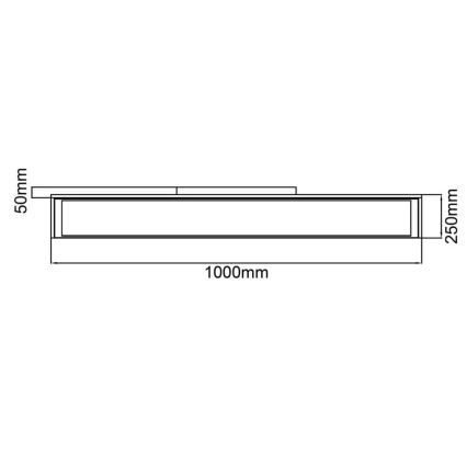 Brilliant - LED Plafon ściemnialny FLAT LED/32W/230V 2700-6500K + pilot zdalnego sterowania