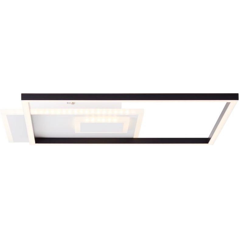 Brilliant - LED Plafon ściemnialny IORGO LED/40W/230V 3000K 43,5x43,5 cm biały/czarny