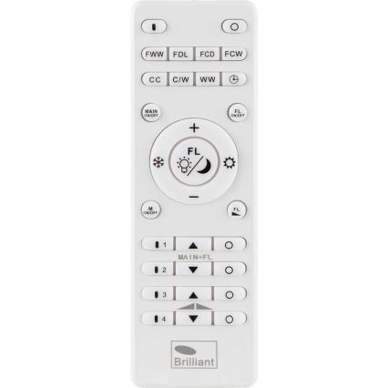 Brilliant - LED Plafon ściemnialny LAURICE LED/24W/230V 2700-6500K + pilot zdalnego sterowania