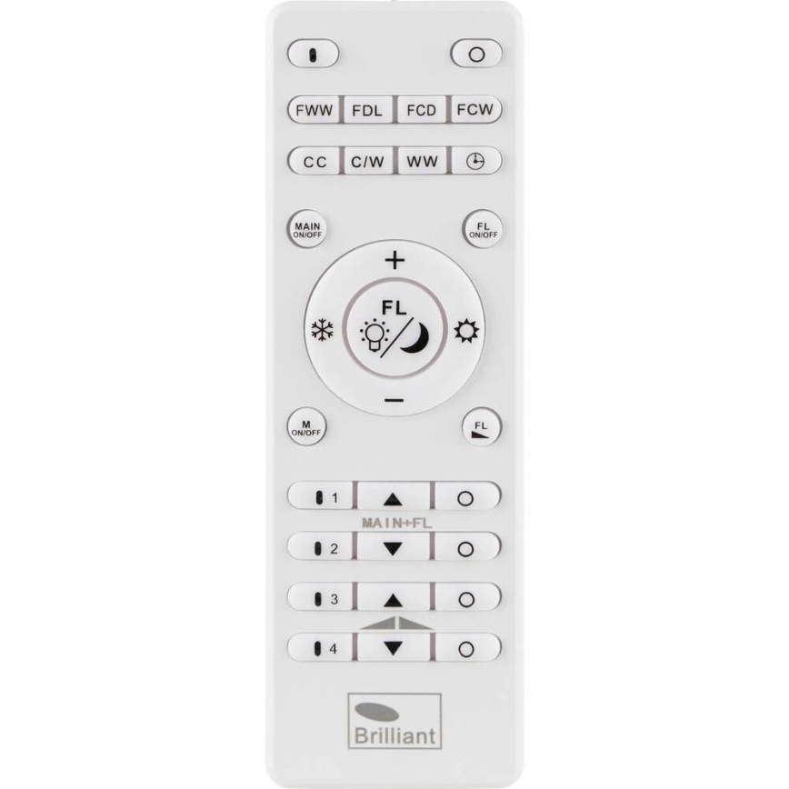 Brilliant - LED Plafon ściemnialny LAURICE LED/24W/230V 2700-6500K + pilot zdalnego sterowania