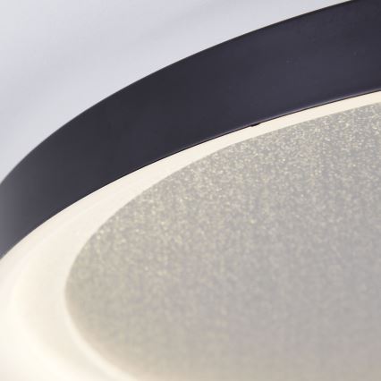Brilliant - LED Plafon ściemnialny QUITO LED/30W/230V 3000K śr. 42 cm czarny