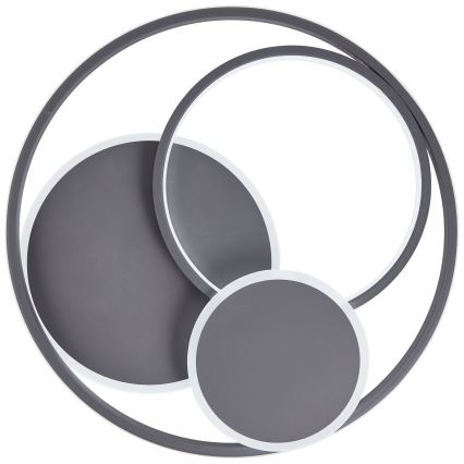 Brilliant - LED Plafon ściemnialny RUNDA LED/50W/230V 3000-6500K czarny + zdalne sterowanie