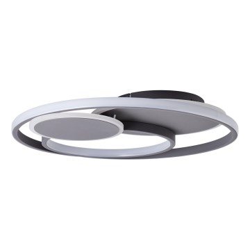 Brilliant - LED Plafon ściemnialny RUNDA LED/50W/230V 3000-6500K czarny + zdalne sterowanie