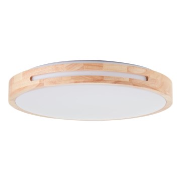 Brilliant - LED Plafon ściemnialny WOODBURY LED/24W/230V śr. 39 cm figowiec - FSC certyfikowano