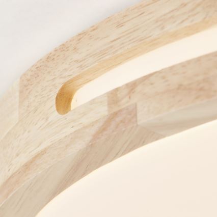 Brilliant - LED Plafon ściemnialny WOODBURY LED/24W/230V śr. 39 cm figowiec