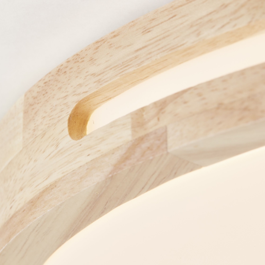 Brilliant - LED Plafon ściemnialny WOODBURY LED/24W/230V śr. 39 cm figowiec