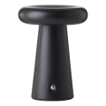 Brilliant - LED regulowana dotykowo lampa stołowa zewnętrzna MUFFIN LED/3W/5V USB 2600 mAh IP44 czarna