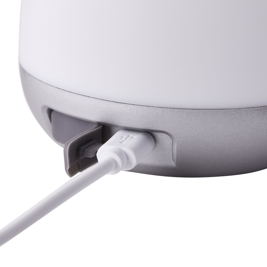 Brilliant - LED regulowana lampa stołowa zewnętrzna GEMMA LED/1,9W/5V 1800 mAh IP44 biała