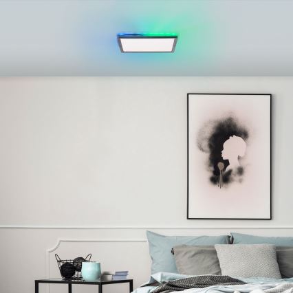 Brilliant - Ściemnialna lampa sufitowa RGBW SALTERY LED/20W/230V 3000-6500 + zdalne sterowanie