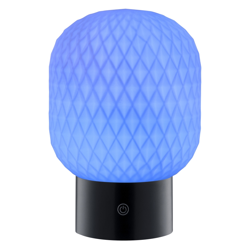 Brilliant - Lampa stołowa zewnętrzna SARASTRO LED RGBW, ściemnialna, ładowalna, dotykowa, 3W/5V, 2700K, 1800 mAh, IP44, biała