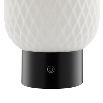 Brilliant - Lampa stołowa zewnętrzna SARASTRO LED RGBW, ściemnialna, ładowalna, dotykowa, 3W/5V, 2700K, 1800 mAh, IP44, biała