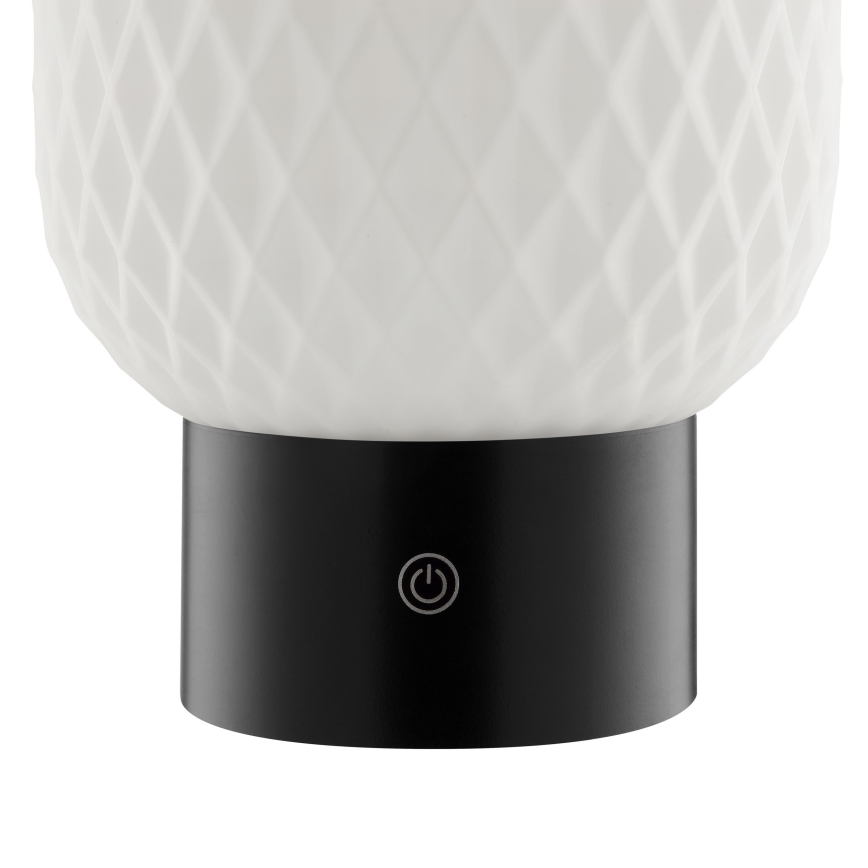 Brilliant - Lampa stołowa zewnętrzna SARASTRO LED RGBW, ściemnialna, ładowalna, dotykowa, 3W/5V, 2700K, 1800 mAh, IP44, biała
