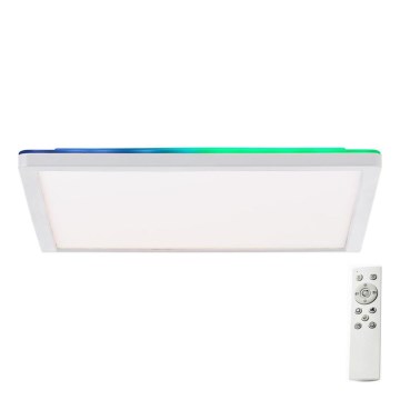 Brilliant - LED RGBW ściemnialna lampa sufitowa SALTERY LED/20W/230V 3000-6500K + pilot do zdalnego sterowania