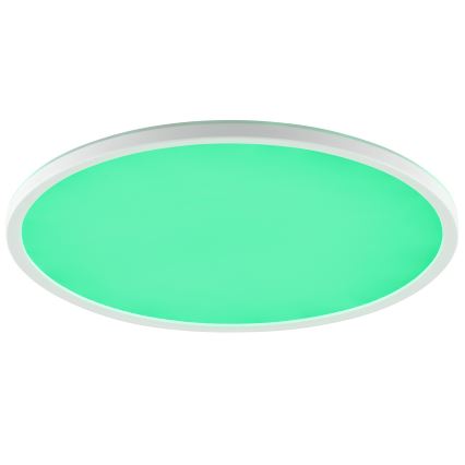 Brilliant - LED RGBW ściemnialny plafon LUMARO LED/22W/230V 4000K śr. 42 cm biały + pilot zdalnego sterowania