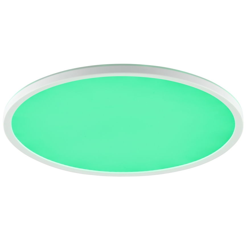 Brilliant - LED RGBW ściemnialny plafon LUMARO LED/22W/230V 4000K śr. 42 cm biały + pilot zdalnego sterowania