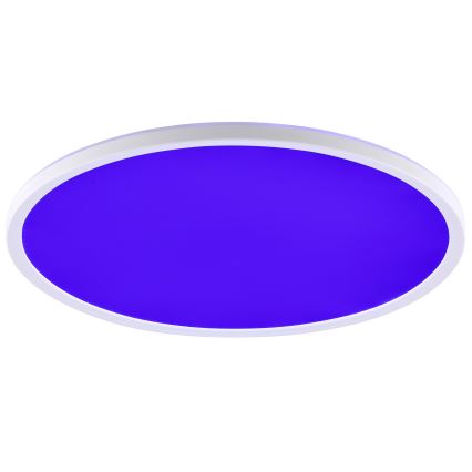 Brilliant - LED RGBW ściemnialny plafon LUMARO LED/22W/230V 4000K śr. 42 cm biały + pilot zdalnego sterowania