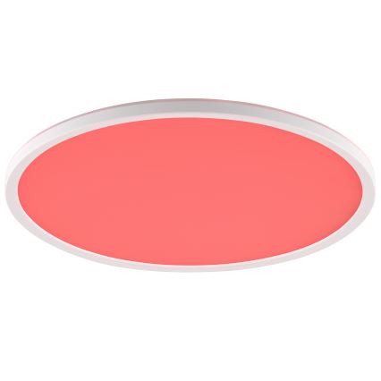 Brilliant - LED RGBW ściemnialny plafon LUMARO LED/22W/230V 4000K śr. 42 cm biały + pilot zdalnego sterowania