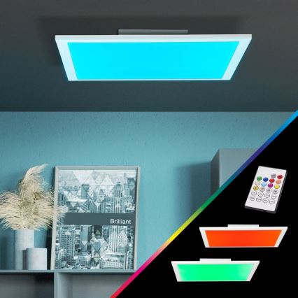 Brilliant - LED RGBW Ściemnialny plafon ABIE LED/24W/230V 2700-6500K + pilot zdalnego sterowania