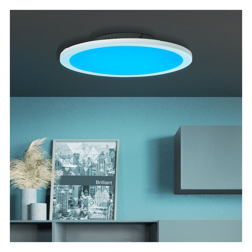 Brilliant - LED RGBW Ściemnialny plafon ABIE LED/24W/230V 2700-6500K + pilot zdalnego sterowania