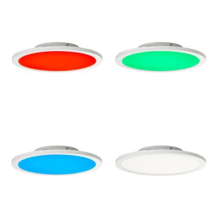 Brilliant - LED RGBW Ściemnialny plafon ABIE LED/24W/230V 2700-6500K + pilot zdalnego sterowania