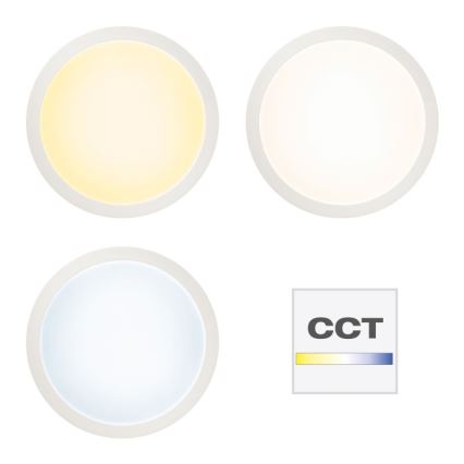 Brilliant - LED RGBW Ściemnialny plafon ABIE LED/24W/230V 2700-6500K + pilot zdalnego sterowania