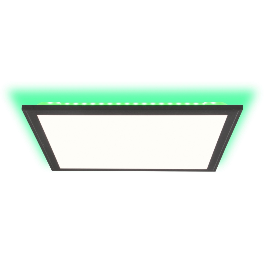 Brilliant - LED RGBW Ściemnialny plafon ALLIE LED/24W/230V 2700-6500K czarny + Pilot zdalnego sterowania