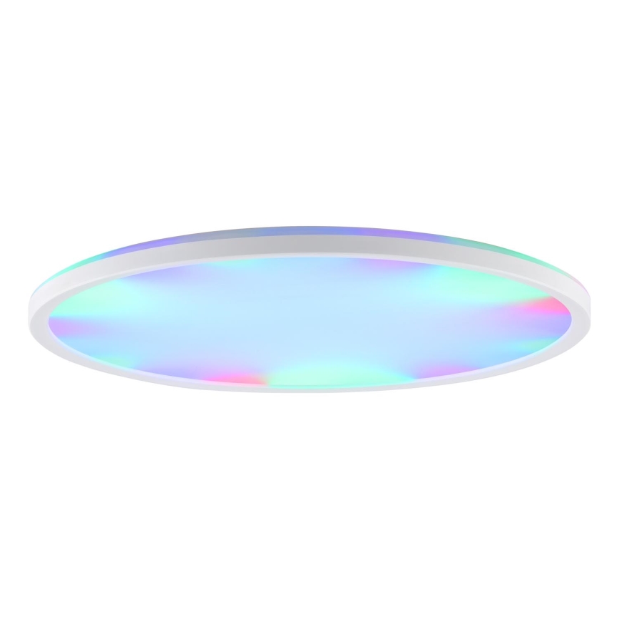 Brilliant - LED RGBW ściemnialny plafon LUMARO LED/22W/230V 4000K śr. 42 cm biały + pilot zdalnego sterowania