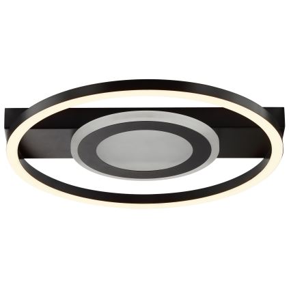 Brilliant - ściemnialna lampa sufitowa LED RGBW MAUREEN LED/20W/230V 3000-6500K czarna + pilot zdalnego sterowania