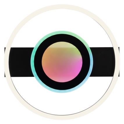 Brilliant - ściemnialna lampa sufitowa LED RGBW MAUREEN LED/20W/230V 3000-6500K czarna + pilot zdalnego sterowania