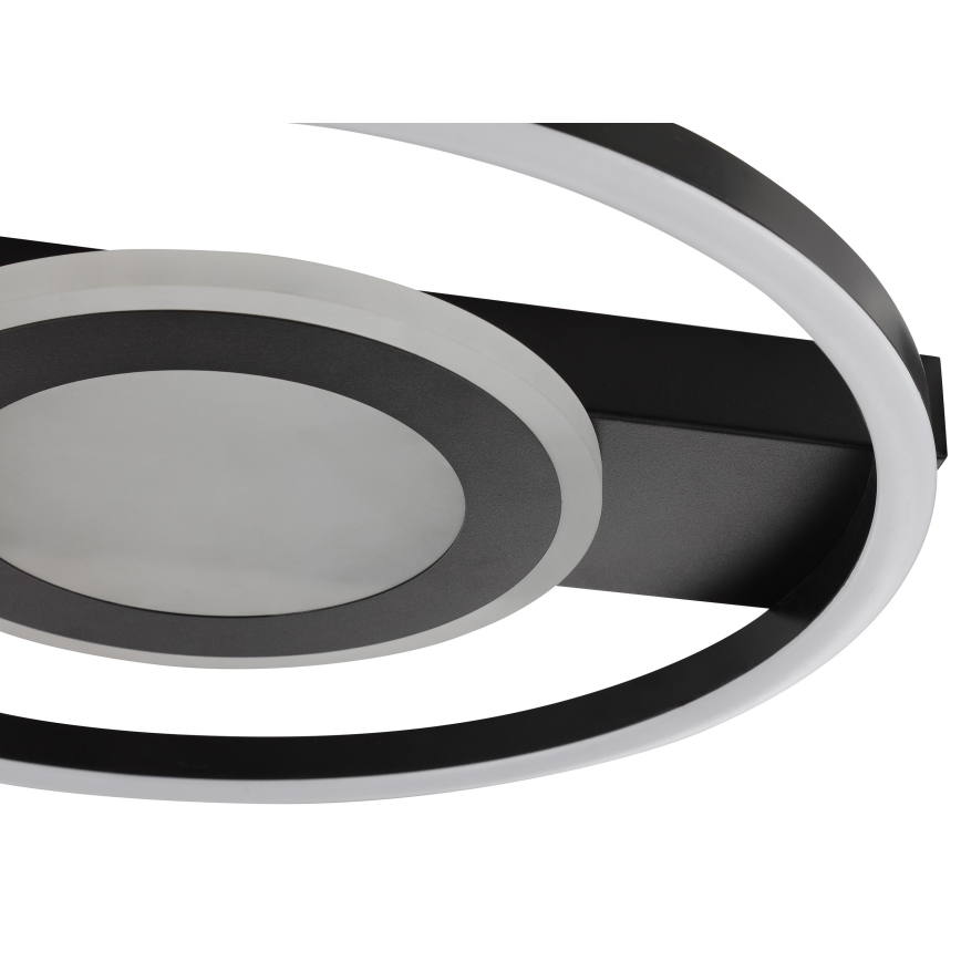 Brilliant - ściemnialna lampa sufitowa LED RGBW MAUREEN LED/20W/230V 3000-6500K czarna + pilot zdalnego sterowania