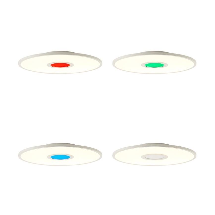 Brilliant - LED RGBW Ściemnialny plafon ODELLA LED/24W/230V 2700-6500K + pilot zdalnego sterowania