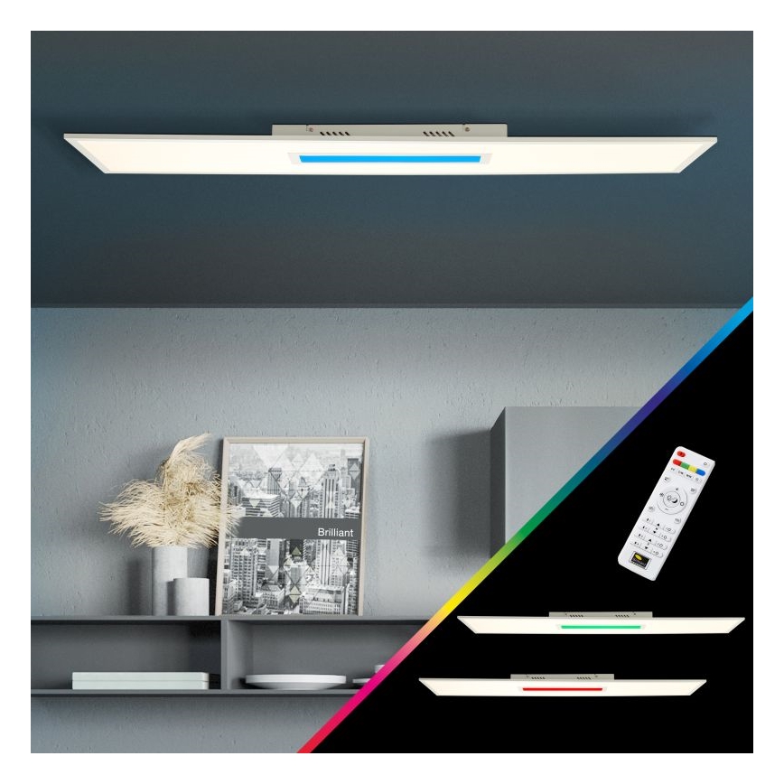 Brilliant - LED RGBW Ściemnialny plafon ODELLA LED/37W/230V 2700-6500K + pilot zdalnego sterowania