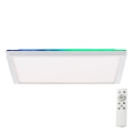 Brilliant - LED RGBW Ściemnialny plafon SALTERY LED/20W/230V 3000-6500K + pilot zdalnego sterowania