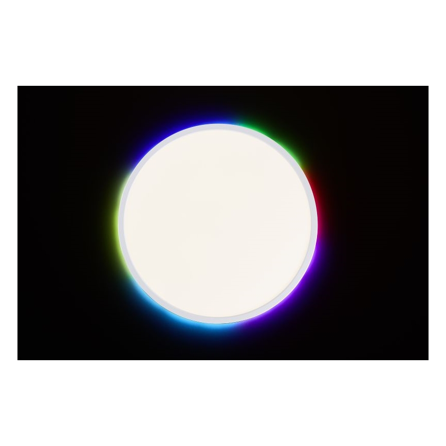 Brilliant - LED RGBW Ściemnialny plafon SALTERY LED/22W/230V 3000-6500K + pilot zdalnego sterowania