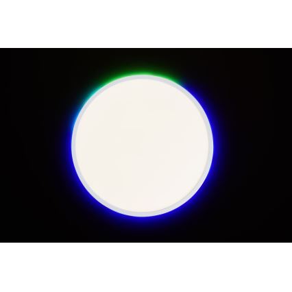 Brilliant - LED RGBW Ściemnialny plafon SALTERY LED/22W/230V 3000-6500K + pilot zdalnego sterowania