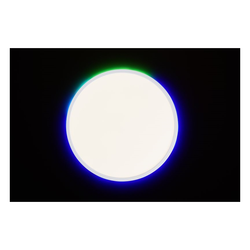 Brilliant - LED RGBW Ściemnialny plafon SALTERY LED/22W/230V 3000-6500K + pilot zdalnego sterowania