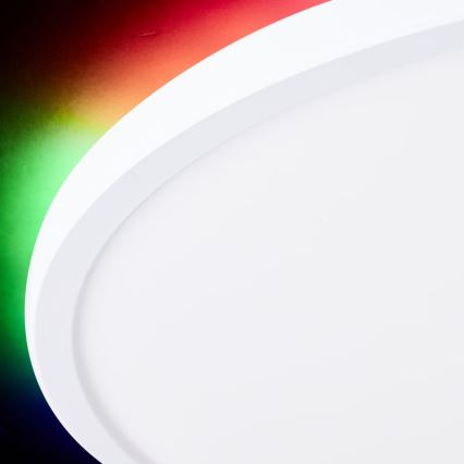 Brilliant - LED RGBW Ściemnialny plafon SALTERY LED/22W/230V 3000-6500K + pilot zdalnego sterowania