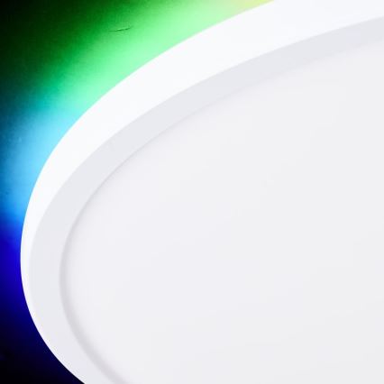 Brilliant - LED RGBW Ściemnialny plafon SALTERY LED/22W/230V 3000-6500K + pilot zdalnego sterowania