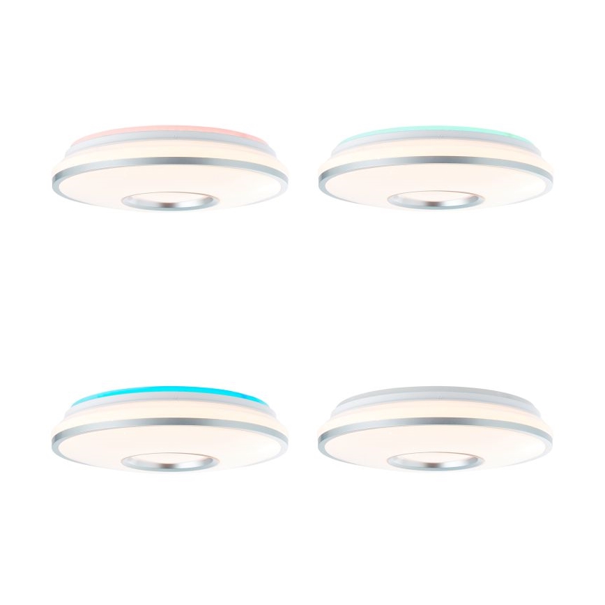 Brilliant - LED RGBW Ściemnialny plafon VISITATION LED/24W/230V 3000-6500K + pilot zdalnego sterowania