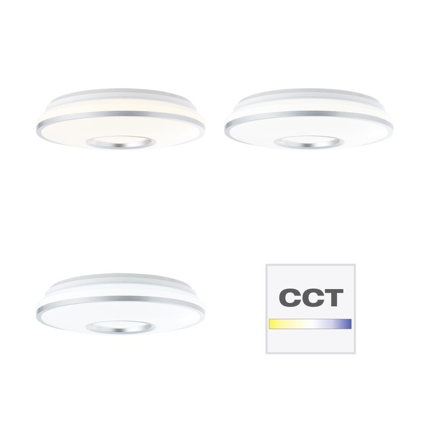 Brilliant - LED RGBW Ściemnialny plafon VISITATION LED/24W/230V 3000-6500K + pilot zdalnego sterowania