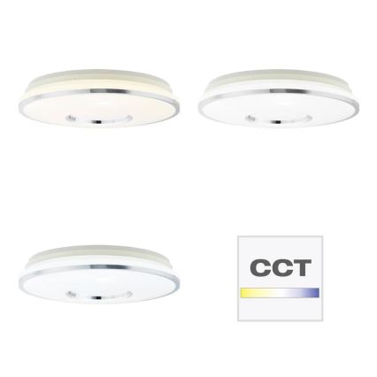Brilliant - LED RGBW Ściemnialny plafon VISITATION LED/32W/230V 3000-6500K + pilot zdalnego sterowania