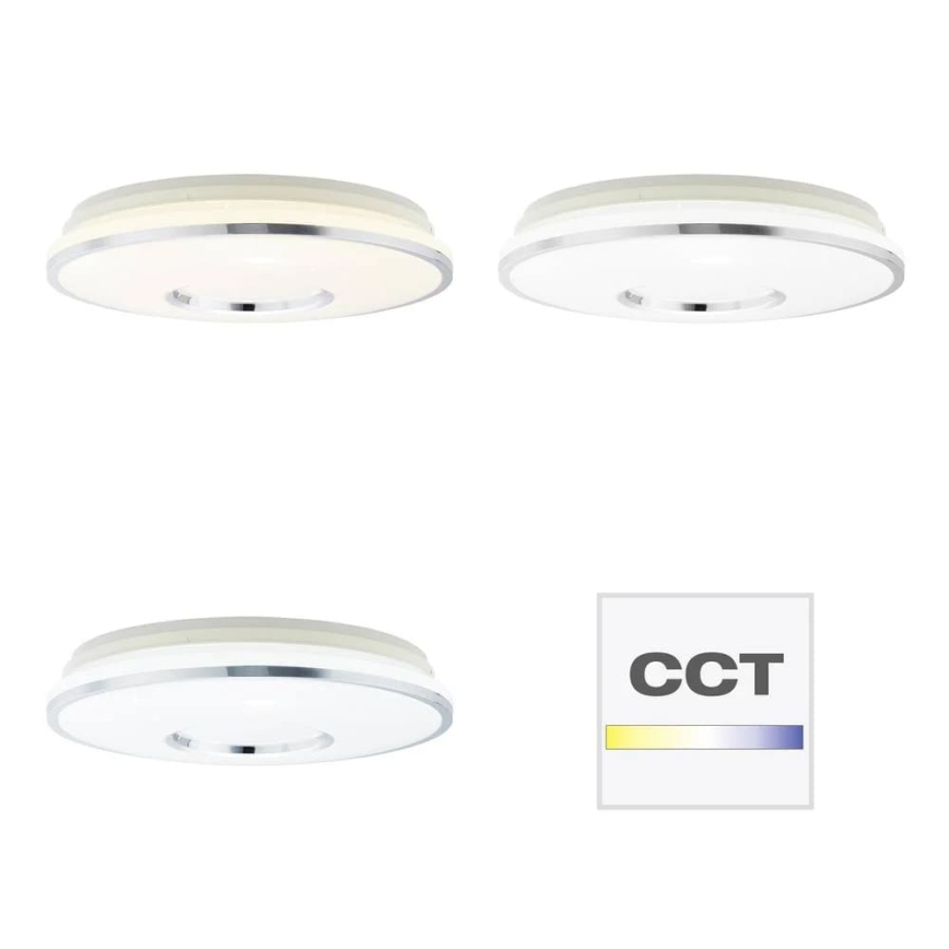 Brilliant - LED RGBW Ściemnialny plafon VISITATION LED/32W/230V 3000-6500K + pilot zdalnego sterowania