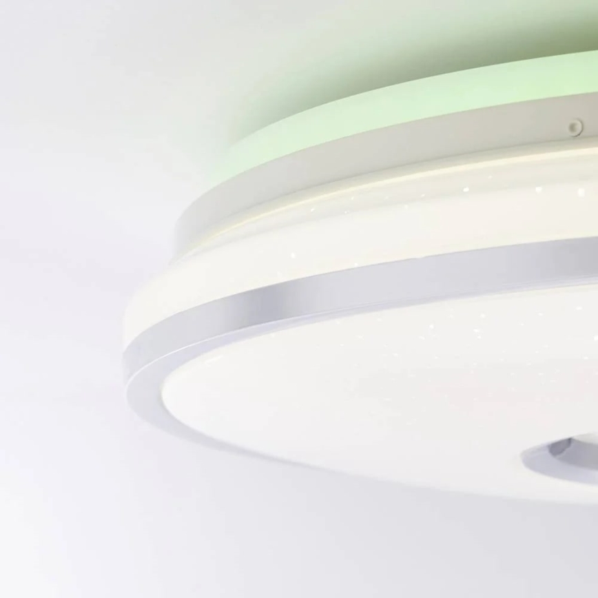 Brilliant - LED RGBW Ściemnialny plafon VISITATION LED/32W/230V 3000-6500K + pilot zdalnego sterowania