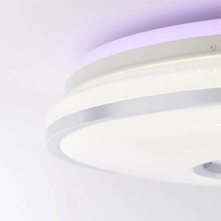Brilliant - LED RGBW Ściemnialny plafon VISITATION LED/32W/230V 3000-6500K + pilot zdalnego sterowania