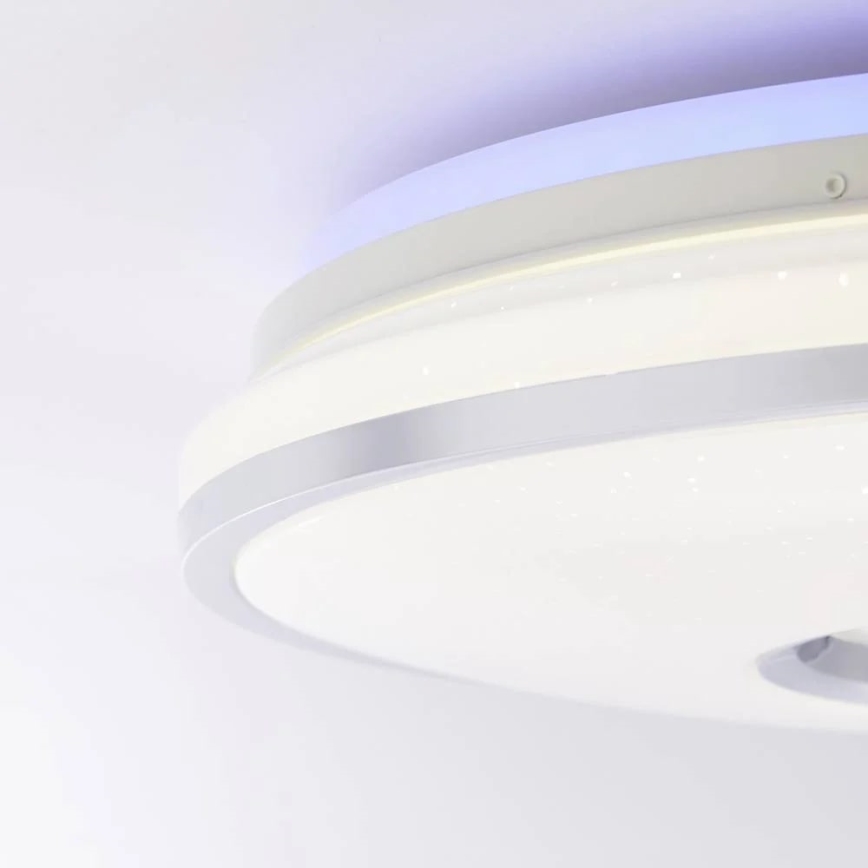 Brilliant - LED RGBW Ściemnialny plafon VISITATION LED/32W/230V 3000-6500K + pilot zdalnego sterowania